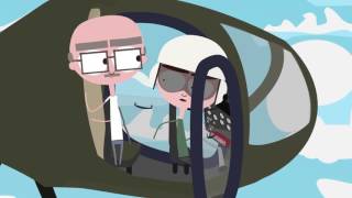 Bill Burr  Animation  Helicopter Bit [upl. by Airamasor]