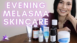 My Evening Melasma Skincare Routine 🌙 Including Crystal Retinal™ [upl. by Mccurdy]