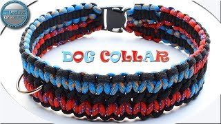 Epic Unique How to make Paracord Dog Collar DIY Paracord Tutorial Hunde Halsband [upl. by Aisinoid]