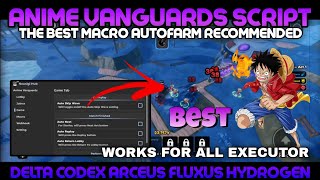 🧬Anime Vanguards Script Pastebin The Best Macro Autofarm AutoNext  AutoPlay Upgrades Units OP [upl. by Viridis559]