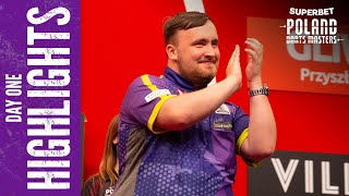 WINNING RETURN  Day One Highlights  2024 Superbet Poland Darts Masters [upl. by Tamra534]