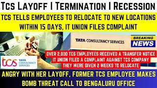 TCS Mass Layoff Termination  Recession 2023  TCS Reallocation Mail  TCS Employee Bomb Threat Call [upl. by Evelunn301]