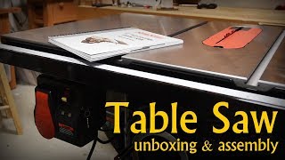 In Four Acts  Table Saw Unboxing and Assembly  SawStop [upl. by Ynor]