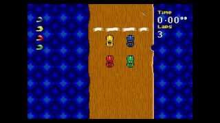 Micro Machines Turbo Tournament 96 Mega Drive  Longplay [upl. by Milt]