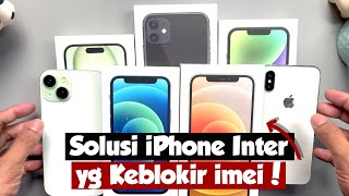 Solusi iPhone inter yg Keblokir IMEInya [upl. by Narrad]