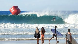 PLUS LONGUE VAGUE DE MA VIE SNAPPER ROCKS  mick fanning  kanoa igarashi [upl. by Ecaroh]