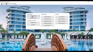 Hotel Management System in VB NET and MySQL DEMO [upl. by Legyn801]