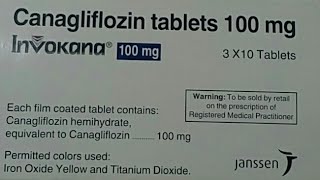 Invokana 100MG  diabetic 2 best medicine  GK Medicine [upl. by Guttery958]