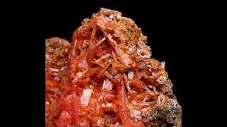 176166398077 CROCOITE  Australia Tasmania Dundas Red Lead Mine blackorion666 [upl. by Yancy554]