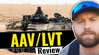 The Fat Electrician Reviews AAVLVT Amphibious Assault VehicleAmphibious Tractor [upl. by Eniaj]