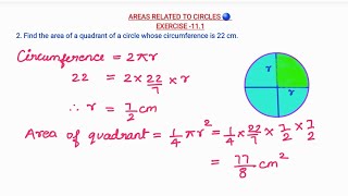 Class 10 Ex 111 Q 2  Areas Related to Circles CBSE NCERT [upl. by Aenat]