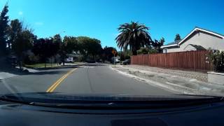 Pleasanton California CA DMV Behind The Wheel driving test practice route 3  part 2 [upl. by Johnston]