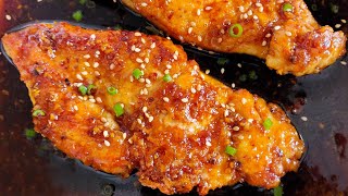 Honey Garlic Chicken Breast Recipe [upl. by Yaned]