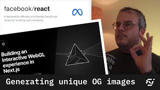 Generating OG Images with Vercels new OG Library Nextjs and Tailwind [upl. by Christiano]