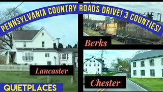 Pennsylvania Scenic Drive Lancaster Chester amp Berks Counties Spring [upl. by Nevanod621]