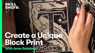 Transferring Your Artwork onto a Lino Block To Create a Linocut Print [upl. by Dennison866]