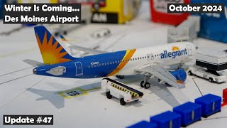 Winter Is Coming  Des Moines International Airport Update 47  October 2024 [upl. by Wenz170]