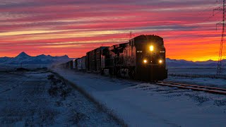 CP 9707 East  CP 416 Mixed Freight  CP Crowsnest Sub  Chokio Alberta [upl. by Latona]