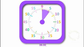 6minute Visual Timer with Countdown [upl. by Torin]