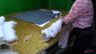 Upholstering A Channel Back Chair Part 3 [upl. by Abbotson93]