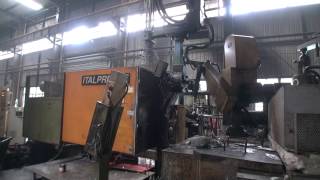 Used Italpresse 750 Metric Ton Horizontal Cold Chamber High Pressure Die Casting Machine [upl. by Hagan]