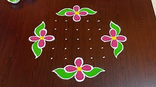 9×1dots navaratri special rangoli designs🌷dussehra muggulueasy pandaga mugguluRang Kaa Rangoli [upl. by Hebel]