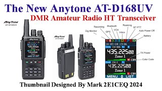 Anytone atd168uv VHF  UHF DMR Ham Radio Transceiver [upl. by Shriver]