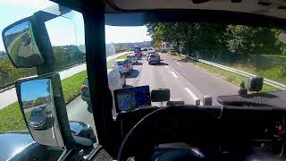 POV Driving Scania R450 Germany Passau [upl. by Elva956]