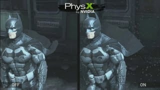 Batman Arkham Origins PhysX Video Demonstration TRUEHD QUALITY [upl. by Notsehc]