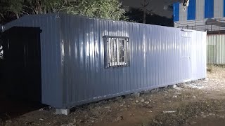 👍1 BHK Container House 12x30 Container HousePortable Container Housecontainerportable [upl. by Eedyah]