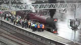 6201 Princess Elizabeth Departing Birmingham New Street 170710 [upl. by Carolina]