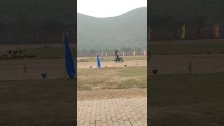 Crpf Commando Bike Stunt shortsytshortstrending [upl. by Collin698]