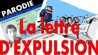 La Lettre Dexpulsion Parodie Renan Luce [upl. by Lerej]