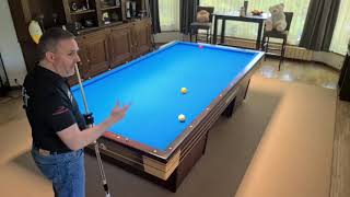 3cushion Billiards  Lesson  Points from short cushion [upl. by Anet632]