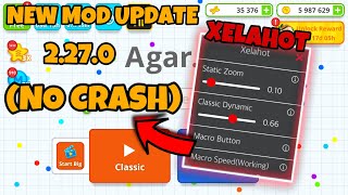 NEW UPDATE MOD IOS XELAHOT NO CRASH  CUSTOM SKIN VERSION 2270 AGARIO MOBILE [upl. by Isborne]