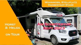 Wohnmobilstellplatz Stade  am Schiffertor Sept 2023 [upl. by Airitak]