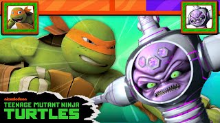 TMNT Fight Scenes WITH HEALTHBARS 🎮  vs Kraang Metalhead  More  Teenage Mutant Ninja Turtles [upl. by Trahern]