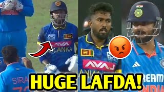 Virat Kohli Siraj Vs Sri Lanka Players HUGE FIGHTS 😳🔥 IND vs SL ODI 2024 Cricket News Facts [upl. by Arber]