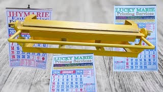 heavy duty calendar clip rimming machine [upl. by Einafpets116]