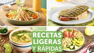 Recetas Ligeras y Rápidas  Kiwilimón [upl. by Endys]