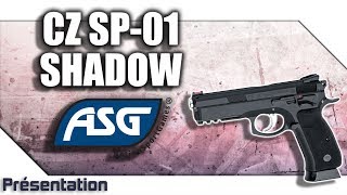 CZ 75 SP01 Shadow  ASG Présentation  Review  Airsoft FR  EN subs  Gun Evasion [upl. by Boycey]