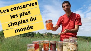 😎 🥕LES CONSERVES LES PLUS SIMPLES DU MONDE 🥦🥕🍆 [upl. by Eigroeg]