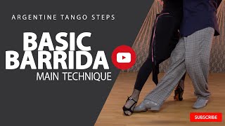 quotBARRIDAquot Tango step Main technique [upl. by Nivel]