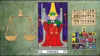 Simbología de la clave 11 del Tarot Adytum La Justicia [upl. by Ahsinac831]