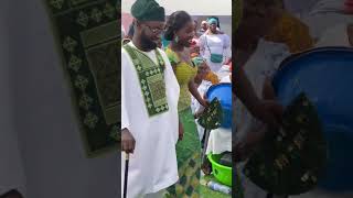 Bride vs groom Who killed it viral shorts ghanaweddings weddings2024 [upl. by Aneehsit]