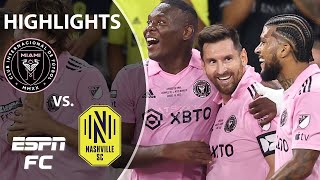 🚨 LIONEL MESSI amp INTER MIAMI WIN LEAGUES CUP 🚨  Full Game Highlights [upl. by Analram]