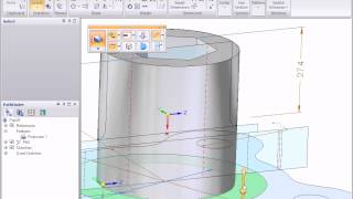 Pasar de 2D to 3D fácil en Solid Edge con tecnología Síncrona [upl. by Lairea608]