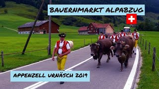 Bauernmarkt beim Alpabzug in Urnäsch 14092019🇨🇭 [upl. by Lakin180]