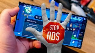 How to stop game booster ads in Samsung  How to stop ads in game booster in tamil [upl. by Koffman30]