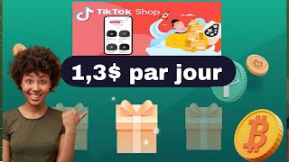 Tiktok Shop  Nouveau projet pour gagner de largent enligne chaque jour en accomplissant des tâches [upl. by Anicart592]